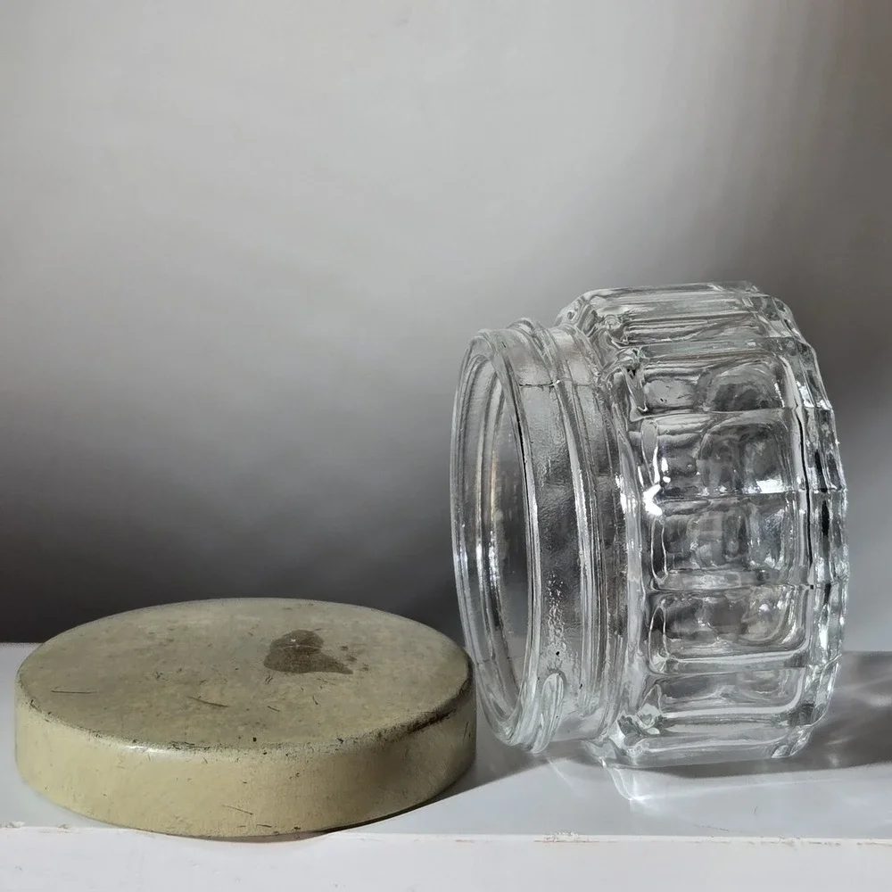 Antique Cut Glass Vanity Dresser Jar 2